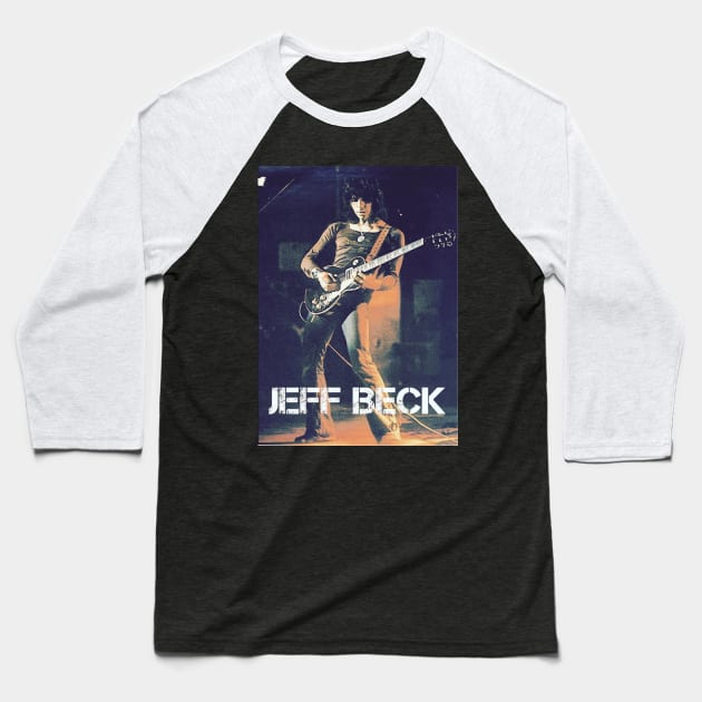 Jeff Beck Baseball T-Shirt by PCH5150